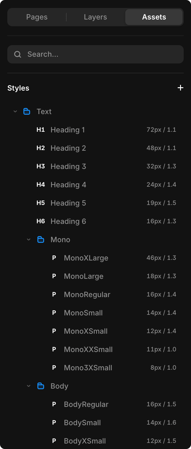 Text Styles