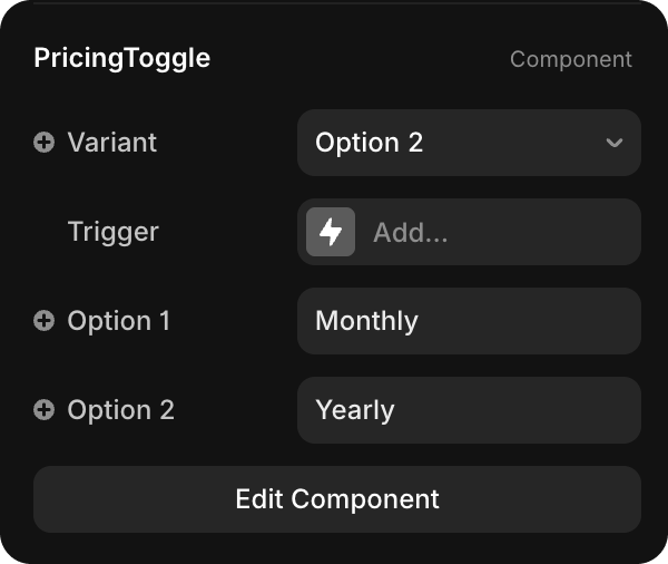 Change the Toggle Labels